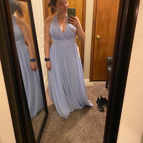 Lavender Azazie Bridesmaid Dress - Picture 4 of 5